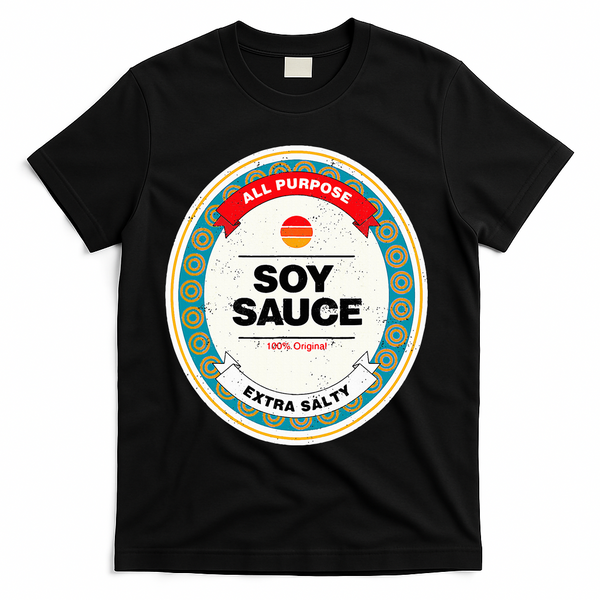 Soy Sauce Easy Halloween Costume Matching T-Shirt - Black