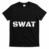 SWAT Team Halloween Costume Tactical Uniform Idea T-Shirt - Black