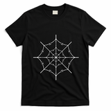 Spider Web Barbed Wire T-Shirt - Black