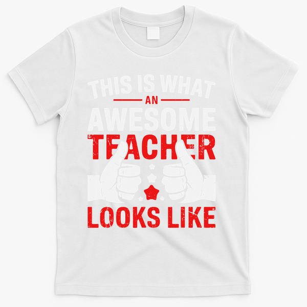 Test Day Rock The Test Teacher Testing Day Back To School T-Shirt - White