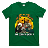 The Golden Ghouls Vintage Halloween Spooky Golden T-Shirt - Irish Green