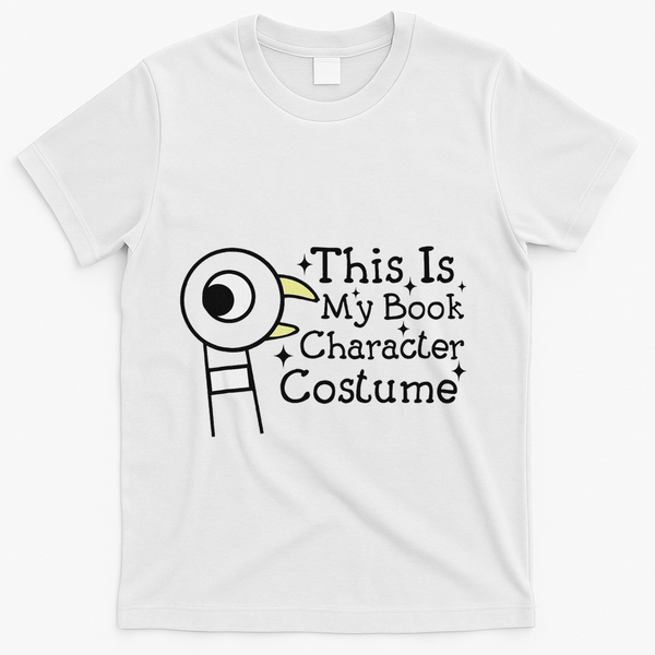 This Is My Book Character Costume T-Shirt - White