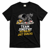 Team Jimothy Raccoon No Rules Just Snacks T-Shirt - Black