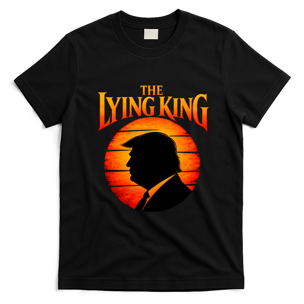 The Lying King Trump T-Shirt - Black