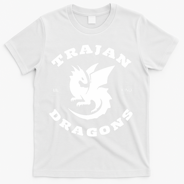 Trajan School Dragons T-Shirt - White