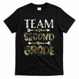 Team Second Grade Back To School 1st Day Camo Teachers T-Shirt - Black