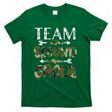 Team Second Grade Back To School 1st Day Camo Teachers T-Shirt - Green