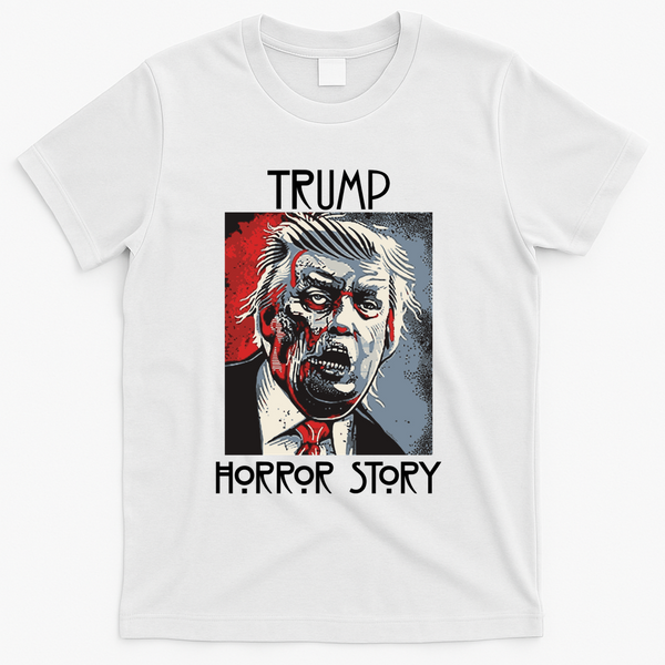 American Trump Horror Horror Story 2016 Zombie Election T-Shirt - White