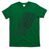 Tire Track Funny Halloween T-Shirt - Green