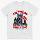 They Took The Towers But America Still Stood Tribute T-Shirt - White