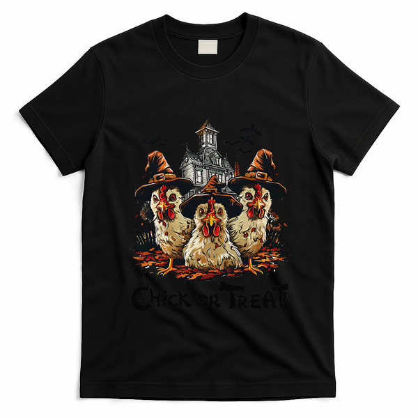 Tonight We Fly Halloween Chicken Fall Farm Animals T-Shirt - Black