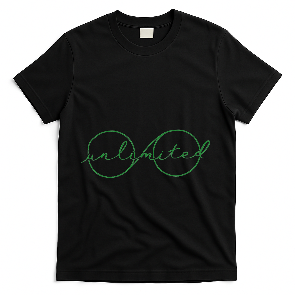 Unlimited Glasses Green Good Witch Bad Witch T-Shirt - Black