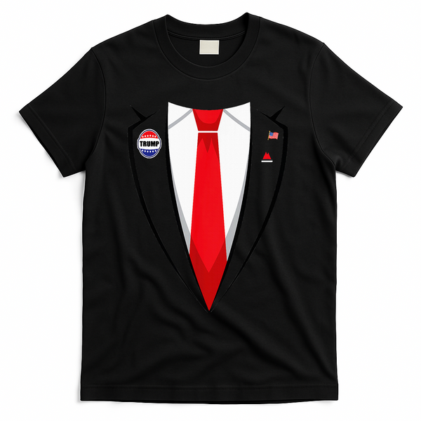 Usa President Trump Suit Halloween 2024 T-Shirt - Black