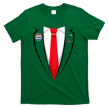 Usa President Trump Suit Halloween 2024 T-Shirt - Green