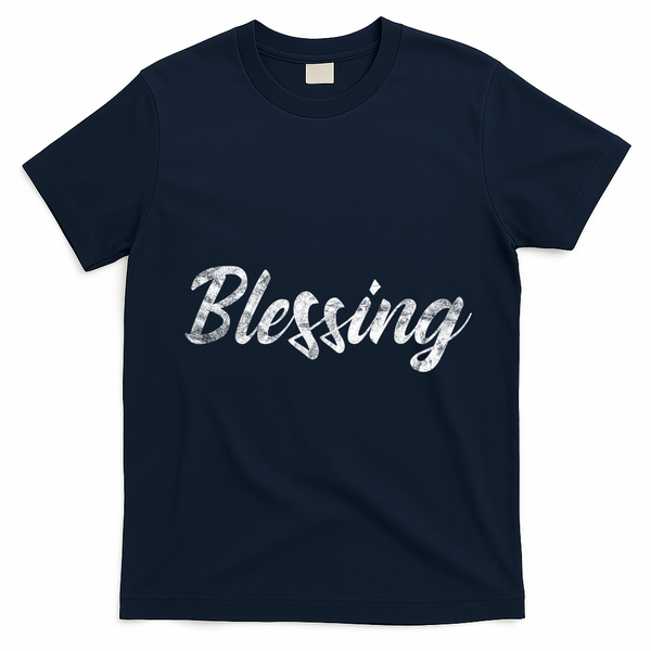 Vintage Blessing In Disguise Halloween Costume T-Shirt - Navy Blue