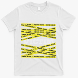 Victim Crime Scene Do No Cross True Crime Costume T-Shirt - White