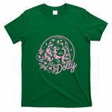 Vintage Dolly Floral Graphic Music Fans T-Shirt - Irish Green