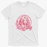 Vintage Dolly Floral Graphic Music Fans T-Shirt - White