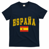 Vintage España Spanish Culture Enthusiasts T-Shirt - Navy