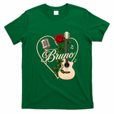 Vintage Love Bruno Retro Classic Guitar Music Fan T-Shirt - Irish Green