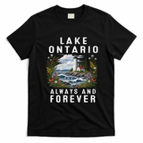 Vintage Lake Ontario Always And Forever T-Shirt - Black