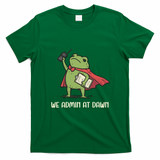 We Admin At Dawn Assistant Principal Frog T-Shirt - Irish Green