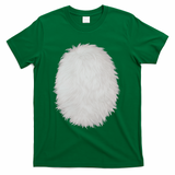 White Belly Costume Diy Cosplay Panda Bear Cat Skunk Deer T-Shirt - Green
