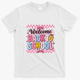 Welcome Back To School Retro Gift T-Shirt - White