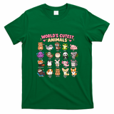 World's Cutest Animals T-Shirt - Irish Green