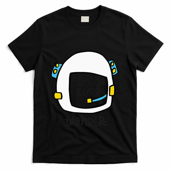 Wonder Choose Kind Auggie Choose Kind Space Helmet T-Shirt - Black