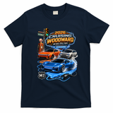 No Gas Still Fast Electric Cars 2026 Cruising Woodward Ave M1  T-Shirt - Navy Blue