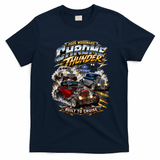 Chrome Thunder On Woodward Built To Cruise 2026 T-Shirt - Navy Blue