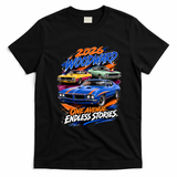 2026 Michigan Car Cruise Woodward M1 Endless Stories T-Shirt - Black