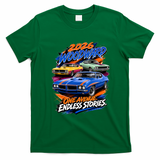 2026 Michigan Car Cruise Woodward M1 Endless Stories T-Shirt - Irish Green