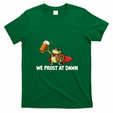 We Prost At Dawn Frog Funny Oktoberfest Beer Drinking T-Shirt - Irish Green