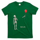 Well, Shit… Skeleton Balloon Funny For Halloween T-Shirt - Irish Green