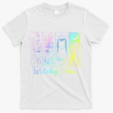 Witchy Vibes Halloween Spooky Season T-Shirt - White
