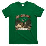 Yellowstone National Park Do Not Pet The Fluffy Cows T-Shirt - Irish Green