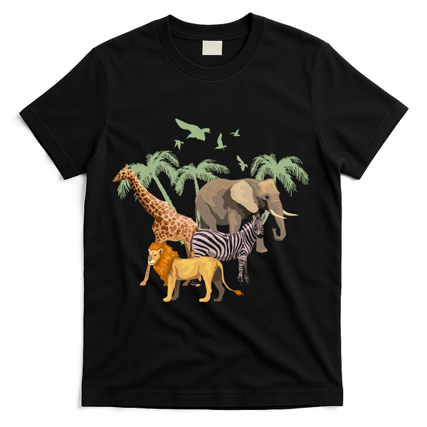 Zoo Animals Gift Zoo Gift Wildlife Gift Funny Gift T-Shirt - Black