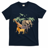 Zoo Animals Gift Zoo Gift Wildlife Gift Funny Gift T-Shirt - Navy
