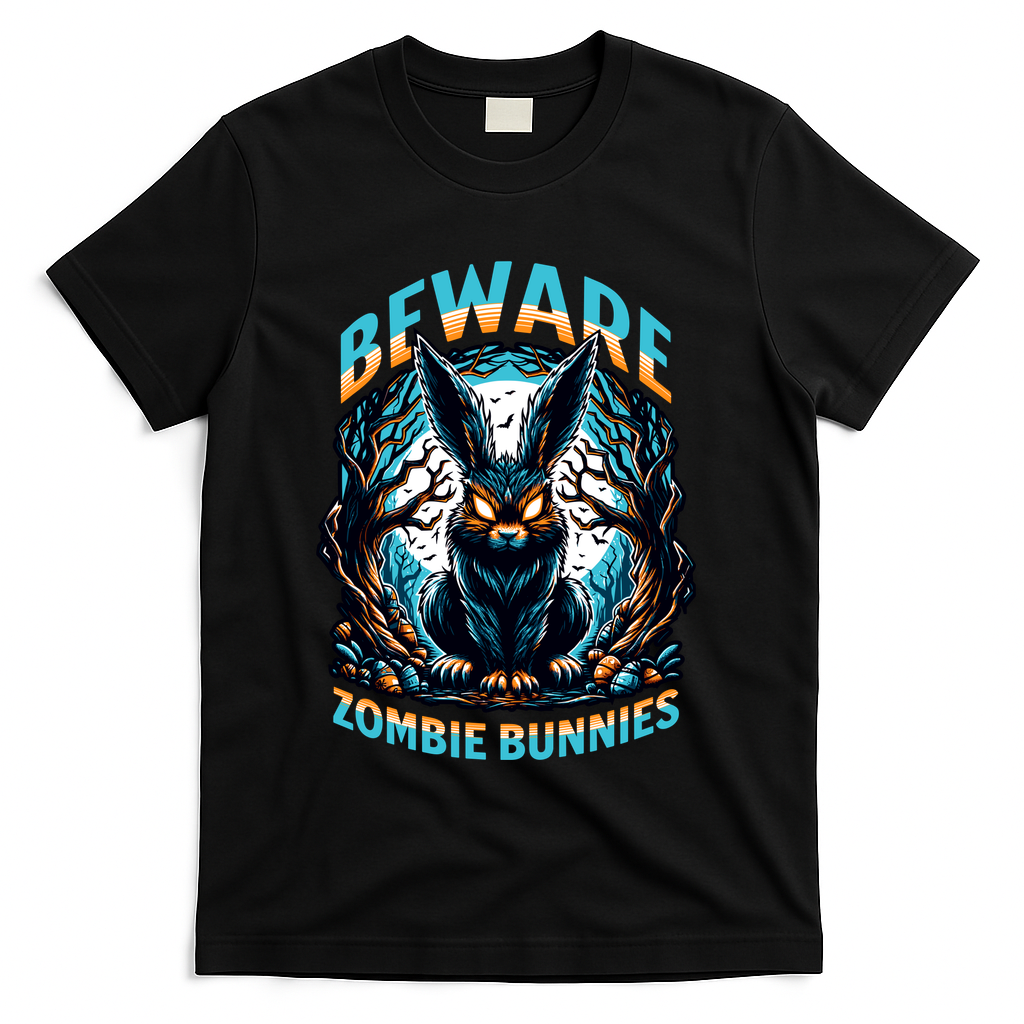 Zombie Bunnies T-Shirt - Black
