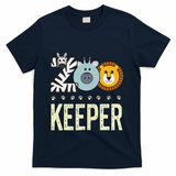 Zookeeper Costume Zoo Animal Safari Zoo Keeper T-Shirt - Navy