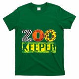 Zoo Keeper Costume Adult Halloween Party Safari Zookeeper T-Shirt - Green